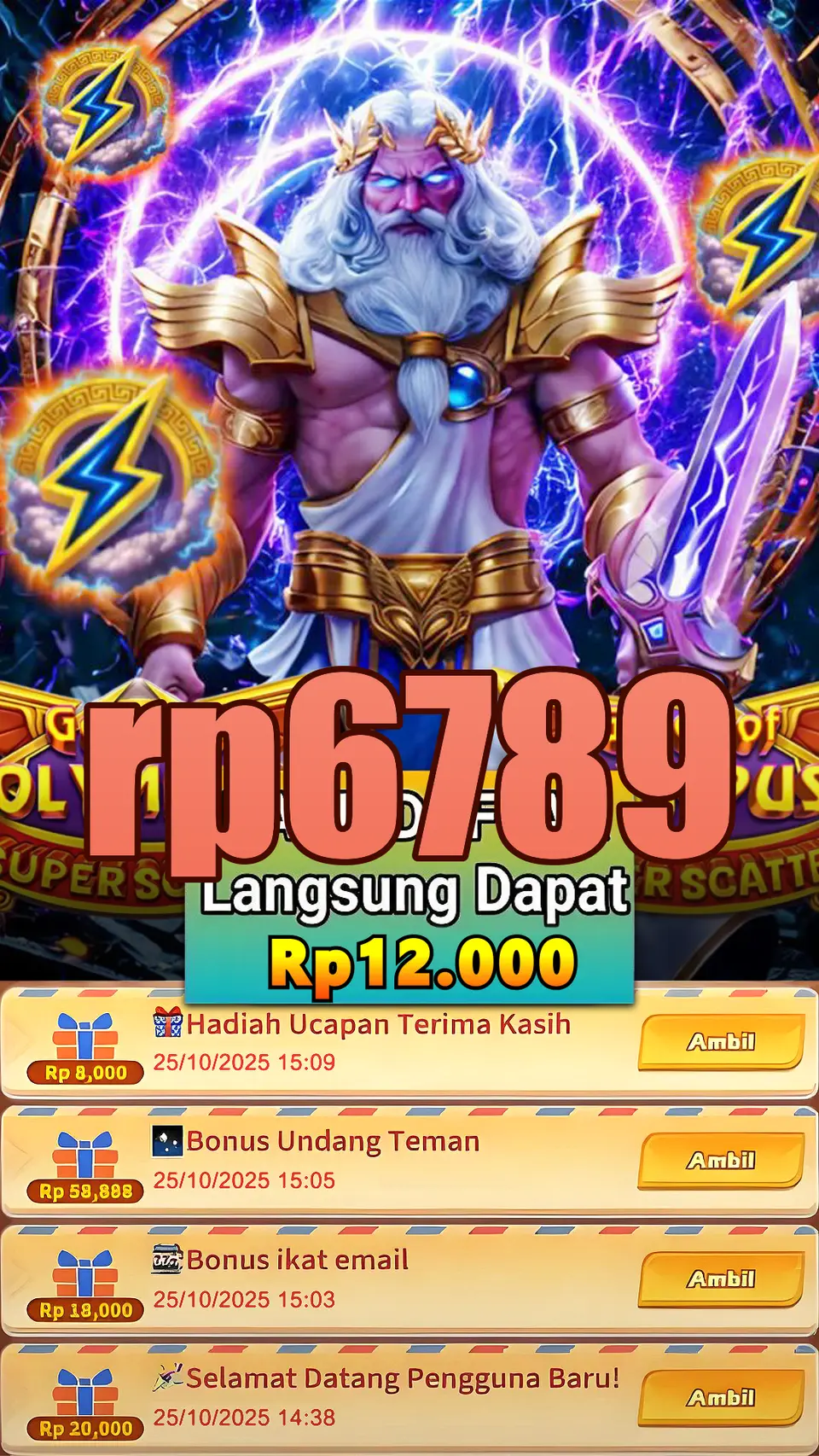 rp6789 Masuk